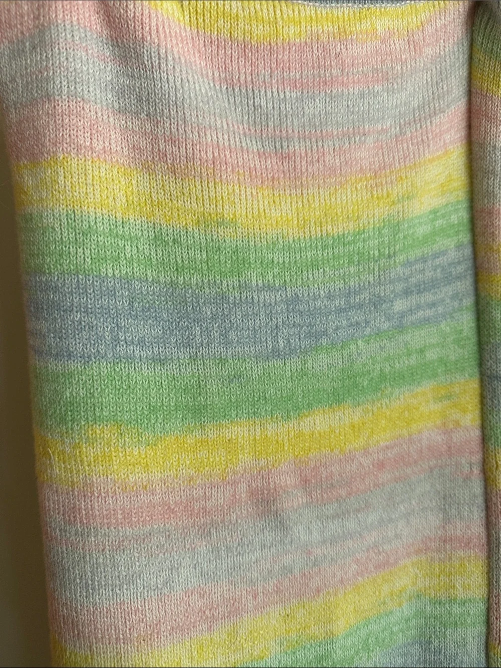 wild fable Pastel Striped V-Neck Knit Dress in Green, Pink, Yellow, Blue, Violet